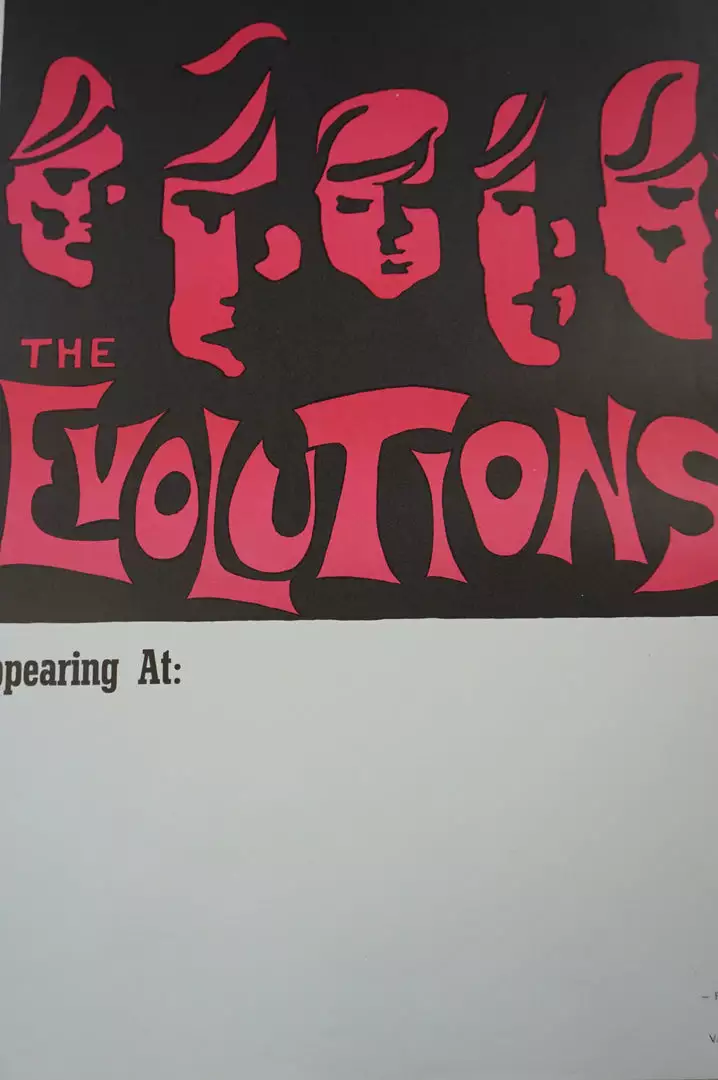 Sold Out Posters Gig Posters The Evolutions - Limited Edition Vintage Poster Jack Green 4 Sold Out Posters Gig Posters The Evolutions - Limited Edition Vintage Poster Jack Green