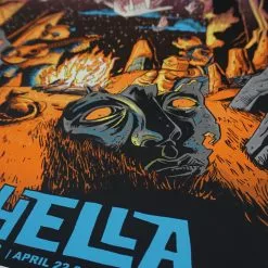 Coachella - 2016 Tim Doyle Poster AP Signed Empire Polo Indio, CA