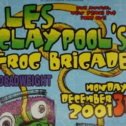 Gig Posters Les Claypool - 2001 Dawn Schaefer Bill Graham Poster Fillmore San Fran