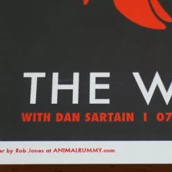 Jack White The White Stripes - 2007 Rob Jones Poster Boston Mass Agganis