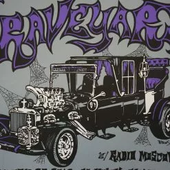 Gig Posters Graveyard - 2012 Billy Perkins Poster Mohawk Austin, TX