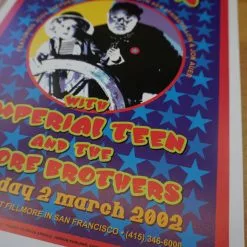 Big Star - 2002 Dennis Loren Poster Fillmore Auditorium