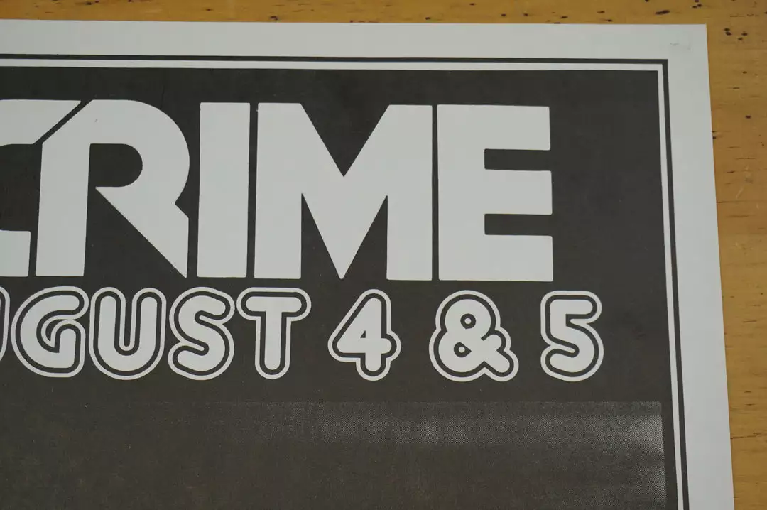 Crime - 1977 James Stark Poster Novak Avengers San Francisco Gig Posters 6 Crime - 1977 James Stark Poster Novak Avengers San Francisco Gig Posters