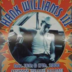 Hank Williams III - 2000 Dennis Loren Poster San Francisco Gig Posters