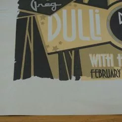 Queens Of The Stone Age Mark Lanegan - 2009 Guy Burwell Poster Greg Dulli Portland