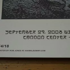 Gig Posters The Raconteurs - 2008 Rob Jones Poster Jack White Memphis, TN