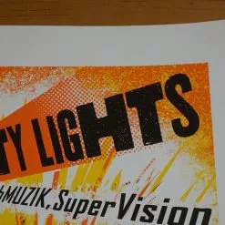 Pretty Lights - 2012 Carlos Hernandez Poster Houston, TX Bayou