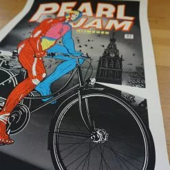 Pearl Jam - 2010 Ames Brothers Poster Nijmegen Holland
