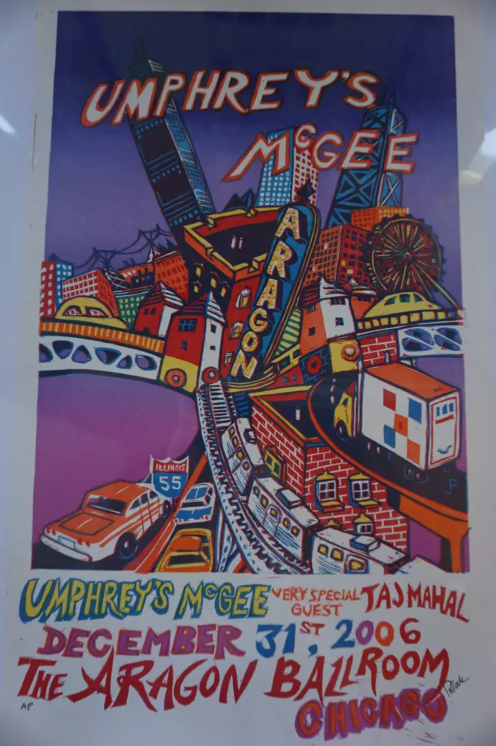 Umphrey's McGee - 2006 Jim Pollock Poster AP Chicago Taj Mahal 4 Umphrey's McGee - 2006 Jim Pollock Poster AP Chicago Taj Mahal