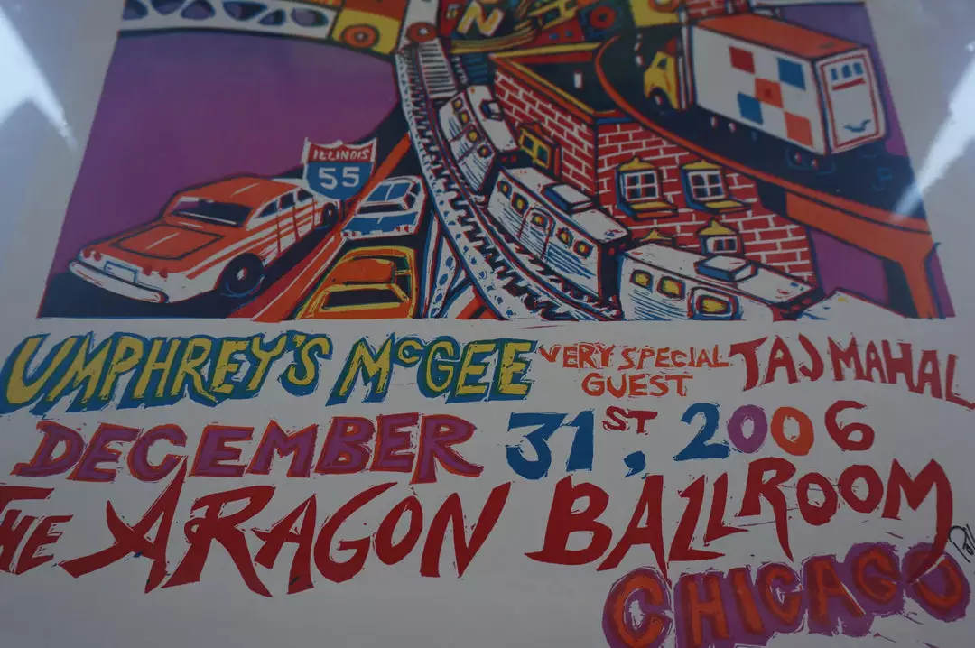 Umphrey's McGee - 2006 Jim Pollock Poster AP Chicago Taj Mahal 10 Umphrey's McGee - 2006 Jim Pollock Poster AP Chicago Taj Mahal