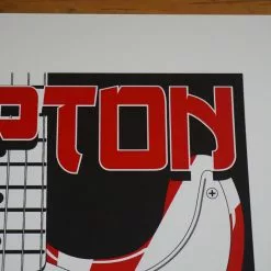 Firehouse Gig Posters Eric Clapton - 2016 Poster Tokyo Japan Budokan Hall