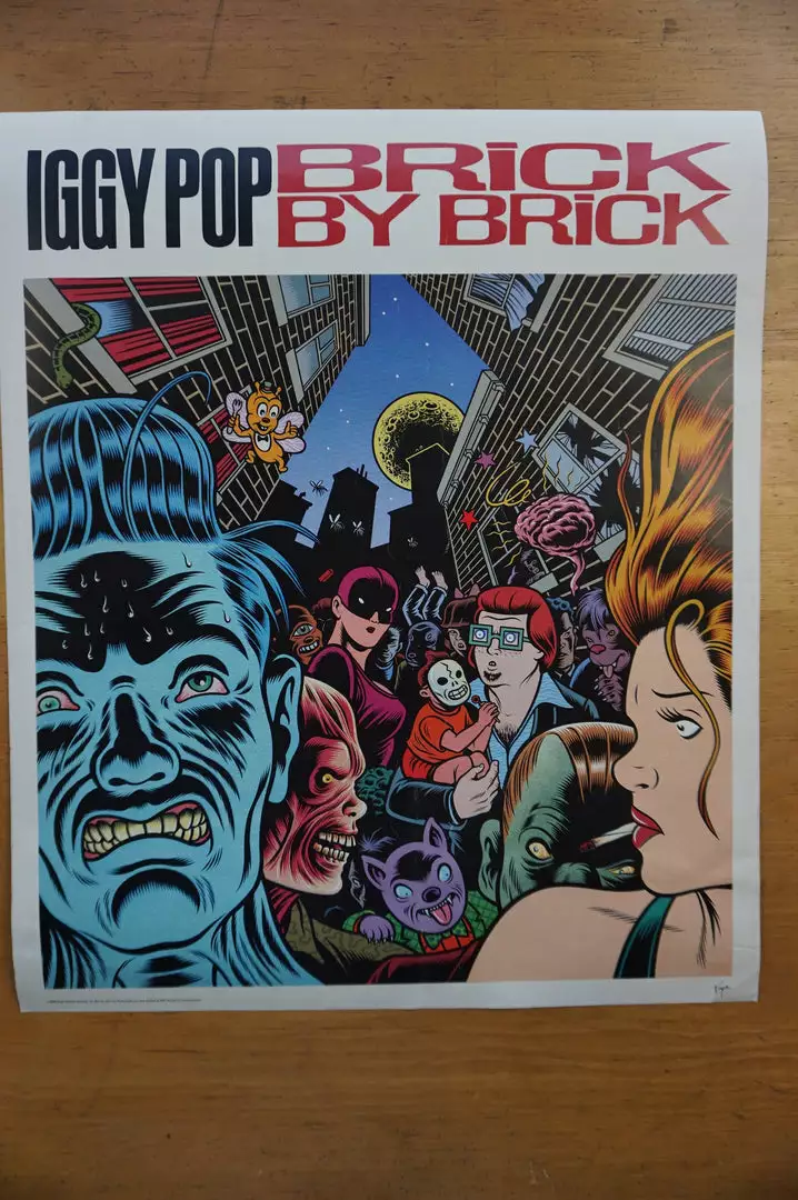 Sold Out Posters Iggy Pop - 1990 Virgin Records Promotional Two Sided Poster Gig Posters 4 Sold Out Posters Iggy Pop - 1990 Virgin Records Promotional Two Sided Poster Gig Posters