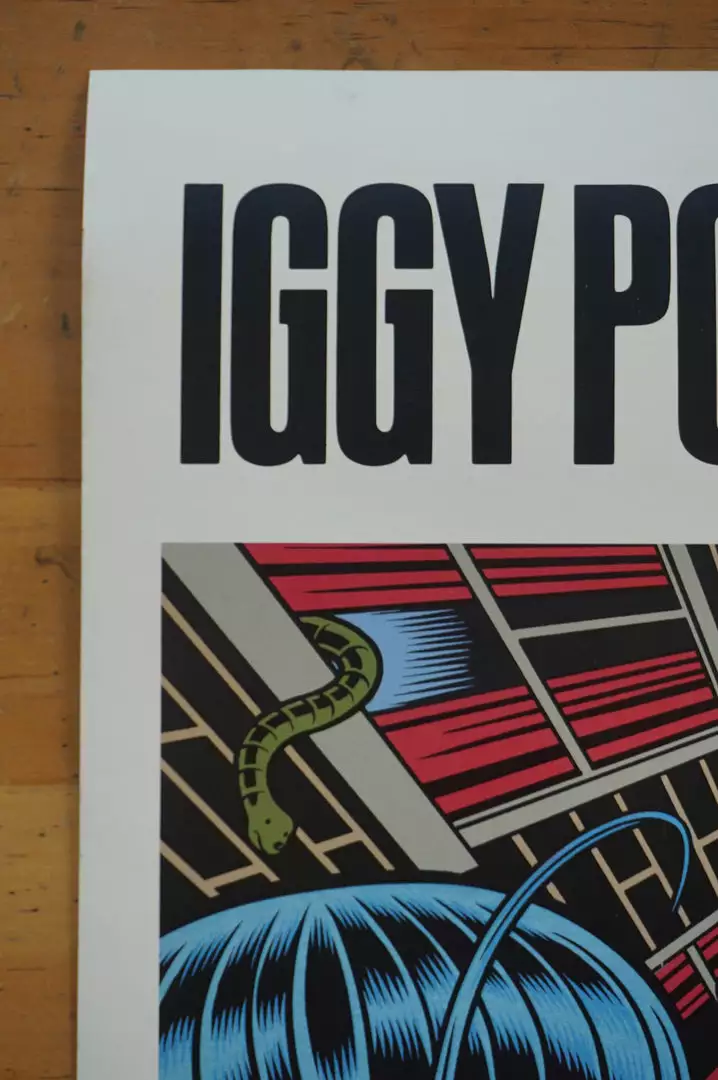 Sold Out Posters Iggy Pop - 1990 Virgin Records Promotional Two Sided Poster Gig Posters 5 Sold Out Posters Iggy Pop - 1990 Virgin Records Promotional Two Sided Poster Gig Posters