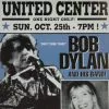 Bob Dylan - 1998 Geoff Gans Poster United Center Chicago, IL