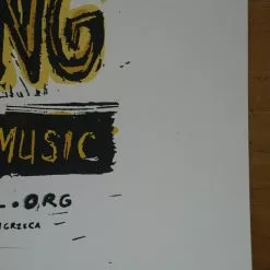 Sons Of The Never Wrong - 2009 Dan Grzeca Poster Old Town School 13 Sons Of The Never Wrong - 2009 Dan Grzeca Poster Old Town School