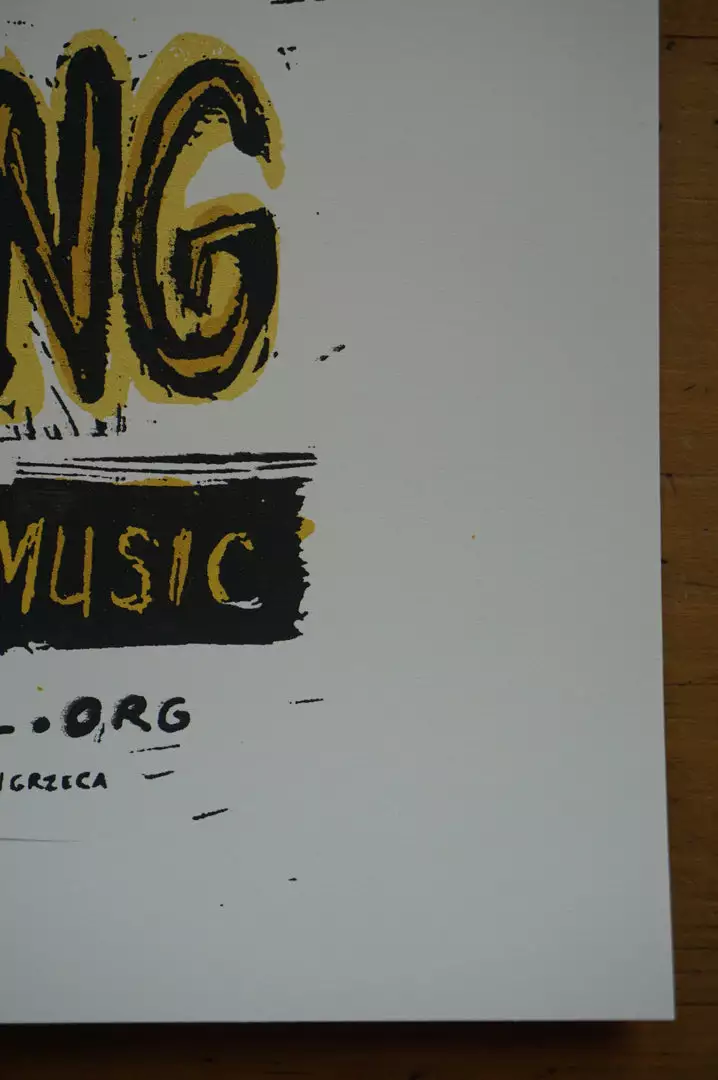 Sons Of The Never Wrong - 2009 Dan Grzeca Poster Old Town School 7 Sons Of The Never Wrong - 2009 Dan Grzeca Poster Old Town School