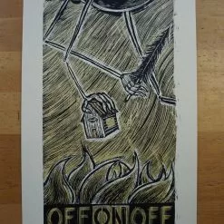 Off On Off - 2009 Dan Grzeca Poster Chicago, IL Hideout