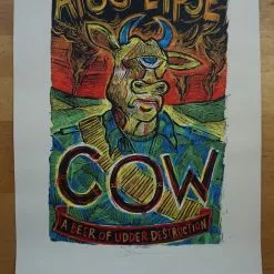 Apocalypse Cow - 2009 Dan Grzeca Poster Chicago, IL Three Floyds Art Prints