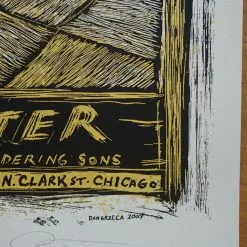 Josh Ritter - 2009 Dan Grzeca Poster Chicago, IL Metro 14 Josh Ritter - 2009 Dan Grzeca Poster Chicago, IL Metro