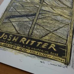 Josh Ritter - 2009 Dan Grzeca Poster Chicago, IL Metro 17 Josh Ritter - 2009 Dan Grzeca Poster Chicago, IL Metro