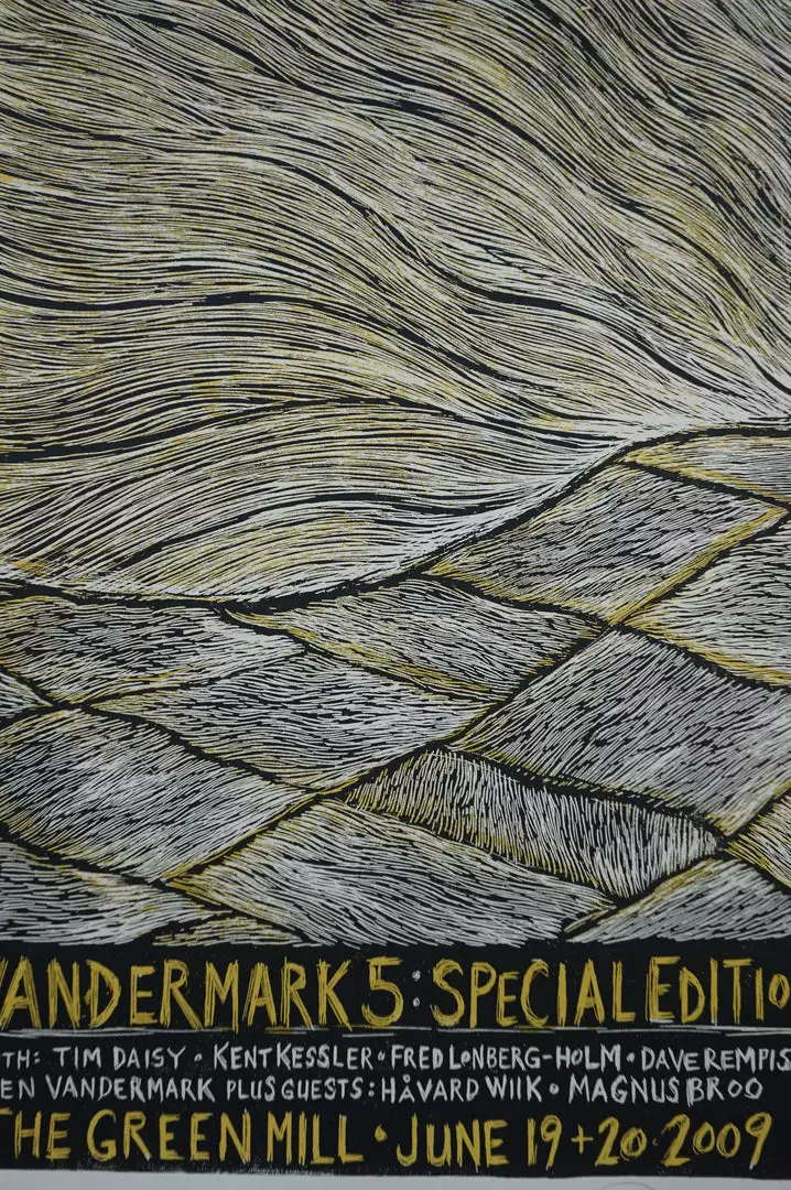 Vandermark 5 - 2009 Dan Grzeca Poster Special Edition Chicago The Green Mill 3 Vandermark 5 - 2009 Dan Grzeca Poster Special Edition Chicago The Green Mill