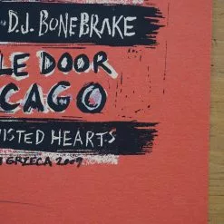 X - 2009 Dan Grzeca Poster Chicago, IL Double Door Punk Rock