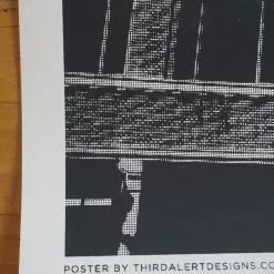 Arctic Monkeys - 2013 Third Alert Designs Poster Oakland CA Fox Theater