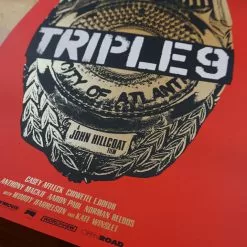 Triple 9 - 2016 Jay Shaw Poster Iron Jaiden MONDO Irina Vlaslov