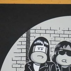 Ramonkeys - 2016 Mosher The Ramones Poster Chicago Street Artist