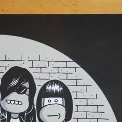 Ramonkeys - 2016 Mosher The Ramones Poster Chicago Street Artist