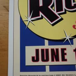 Little Richard - 2001 Dennis Loren Poster Seattle Sky Church