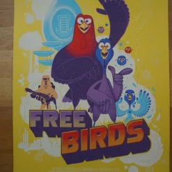 Movie/TV Posters Free Birds - 2013 Graham Erwin Poster Odd City Movie Cinema