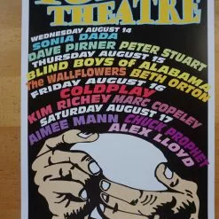 Colorado Triple A Convention - Jeff Holland Poster Boulder, CO, Coldplay, The Wallflowers