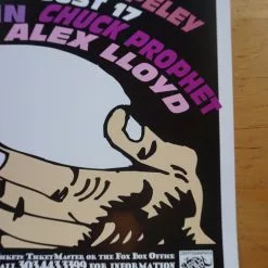 Colorado Triple A Convention - Jeff Holland Poster Boulder, CO, Coldplay, The Wallflowers