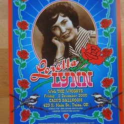 Gig Posters Loretta Lynn - 2005 Dennis Loren Poster Tulsa, OK, Cain's Ballroom 11 Gig Posters Loretta Lynn - 2005 Dennis Loren Poster Tulsa, OK, Cain's Ballroom