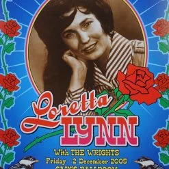 Gig Posters Loretta Lynn - 2005 Dennis Loren Poster Tulsa, OK, Cain's Ballroom 12 Gig Posters Loretta Lynn - 2005 Dennis Loren Poster Tulsa, OK, Cain's Ballroom