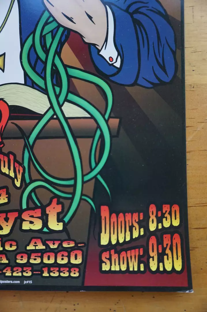 Reverend Horton Heat - Chris Shaw 2004 Poster Santa Cruz, CA Catalyst Gig Posters 7 Reverend Horton Heat - Chris Shaw 2004 Poster Santa Cruz, CA Catalyst Gig Posters