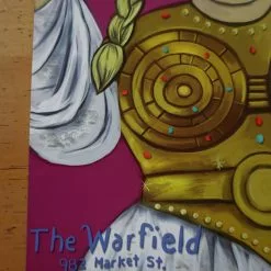 Gig Posters Cake - 2001 Barbara Pollack Poster San Francisco, CA Warfield Theatre