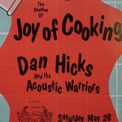 Gig Posters Joy Of Cooking - 1988 Arlene Owseichik Poster San Francisco, CA Fillmore