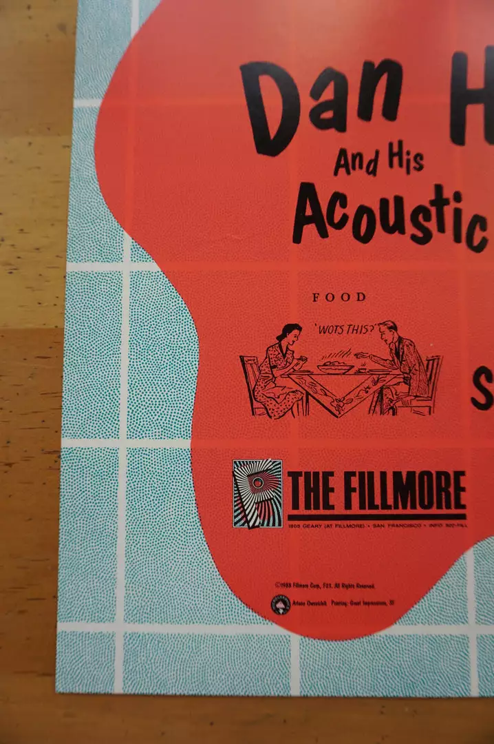 Gig Posters Joy Of Cooking - 1988 Arlene Owseichik Poster San Francisco, CA Fillmore 8 Gig Posters Joy Of Cooking - 1988 Arlene Owseichik Poster San Francisco, CA Fillmore