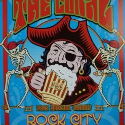 The Coral - 2003 Dennis Loren Poster Nottingham Rock City