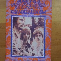 Cream - 1968 Gary Grimshaw Poster Detroit, MI Grande Ballroom Gig Posters 11 Cream - 1968 Gary Grimshaw Poster Detroit, MI Grande Ballroom Gig Posters