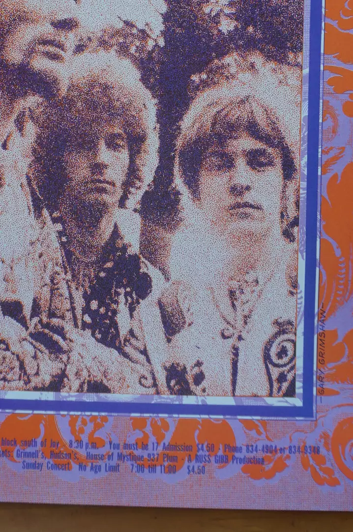 Cream - 1968 Gary Grimshaw Poster Detroit, MI Grande Ballroom Gig Posters 5 Cream - 1968 Gary Grimshaw Poster Detroit, MI Grande Ballroom Gig Posters