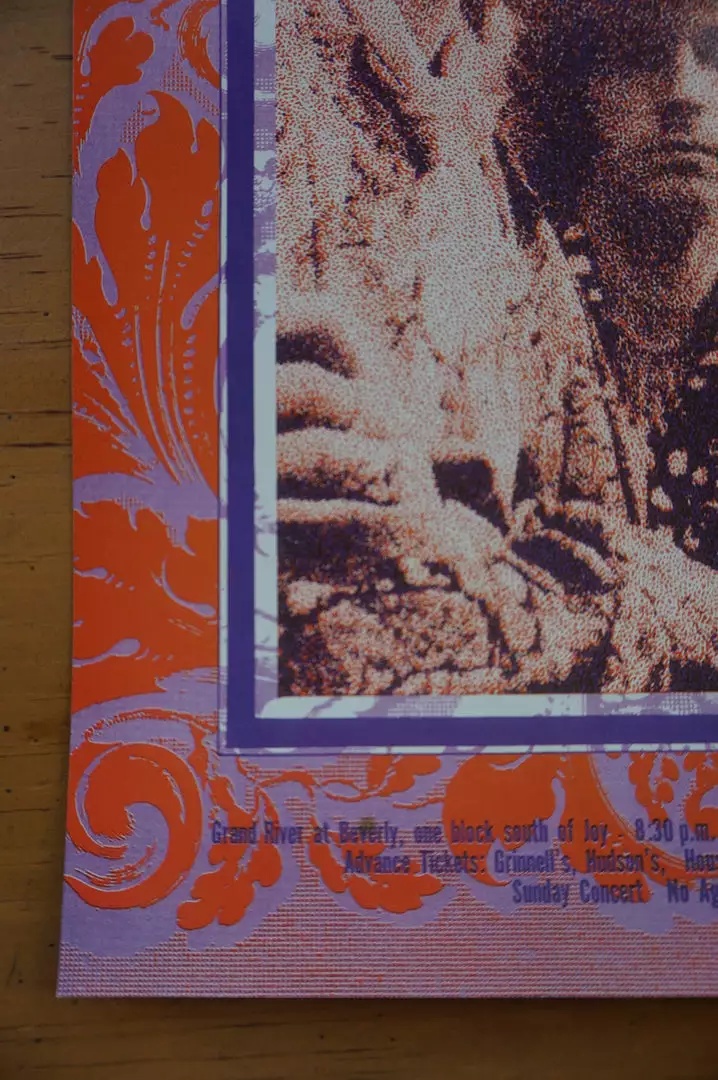 Cream - 1968 Gary Grimshaw Poster Detroit, MI Grande Ballroom Gig Posters 10 Cream - 1968 Gary Grimshaw Poster Detroit, MI Grande Ballroom Gig Posters