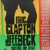Eric Clapton - 2010 Ron Donovan Poster Jeff Beck Firehouse