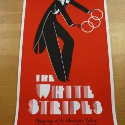 The White Stripes - 2005 Rob Jones Poster London Alexandra Palace