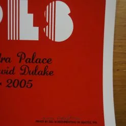The White Stripes - 2005 Rob Jones Poster London Alexandra Palace