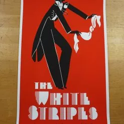 The White Stripes - 2005 Rob Jones Poster London Hammersmith Apollo Jack White