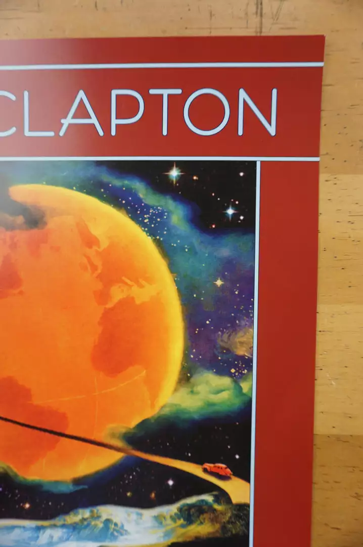 Gig Posters Eric Clapton - 2014 David Singer Poster World Tour Hand Signed 6 Gig Posters Eric Clapton - 2014 David Singer Poster World Tour Hand Signed