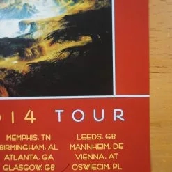 Gig Posters Eric Clapton - 2014 David Singer Poster World Tour Hand Signed 13 Gig Posters Eric Clapton - 2014 David Singer Poster World Tour Hand Signed